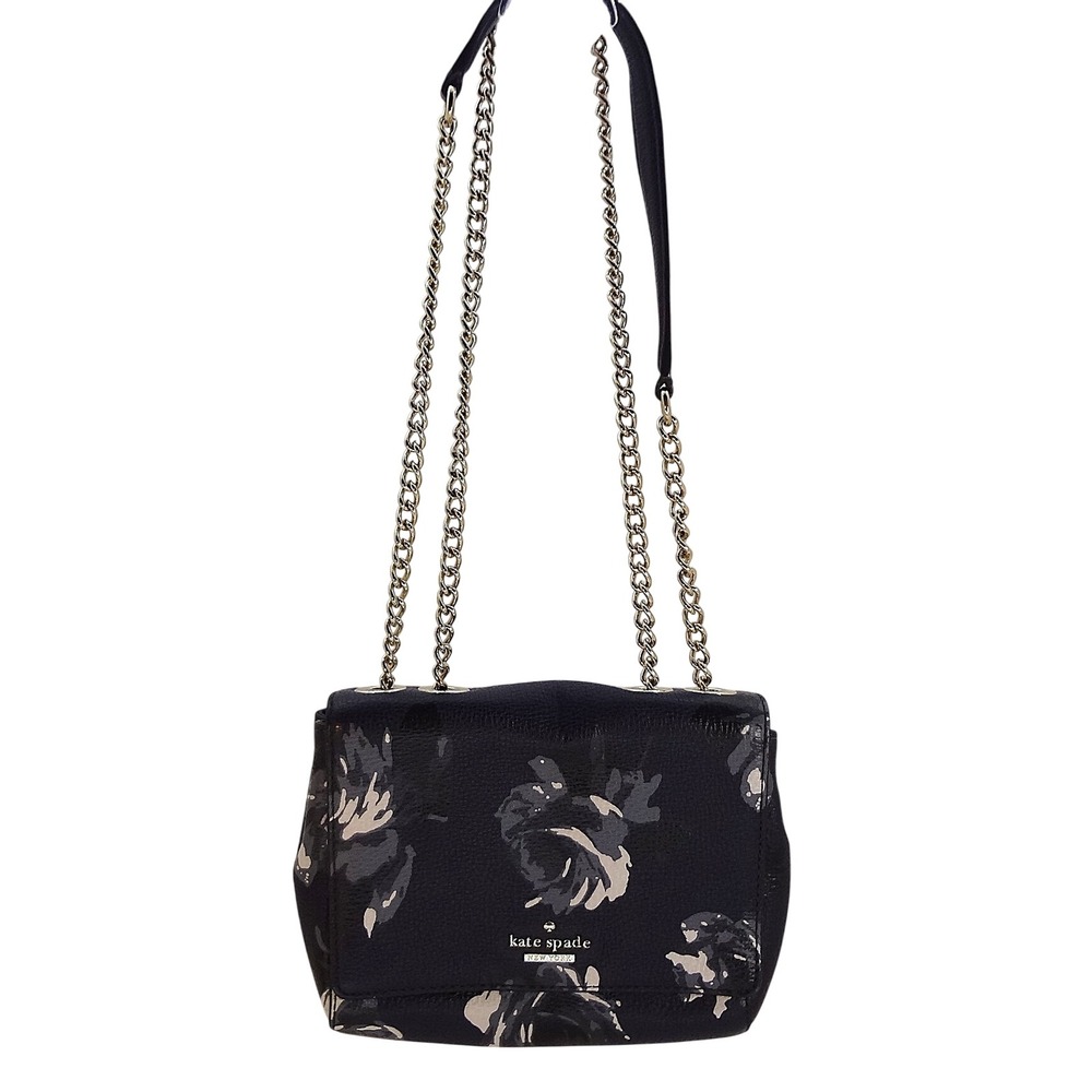 Kate‎ Spade Mini Emelyn Crossbody Chain Strap Briar Lane Gala Blue White Grey